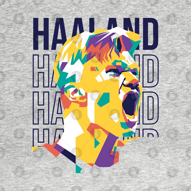 Erling Haaland Pop Art 1 by pentaShop